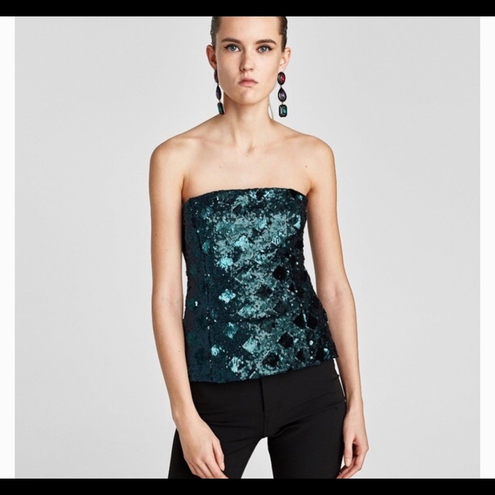 Zara  tube top